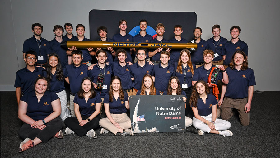NDRT team celebrating with the National Championship trophy