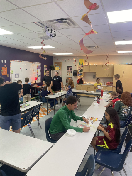 Students building project